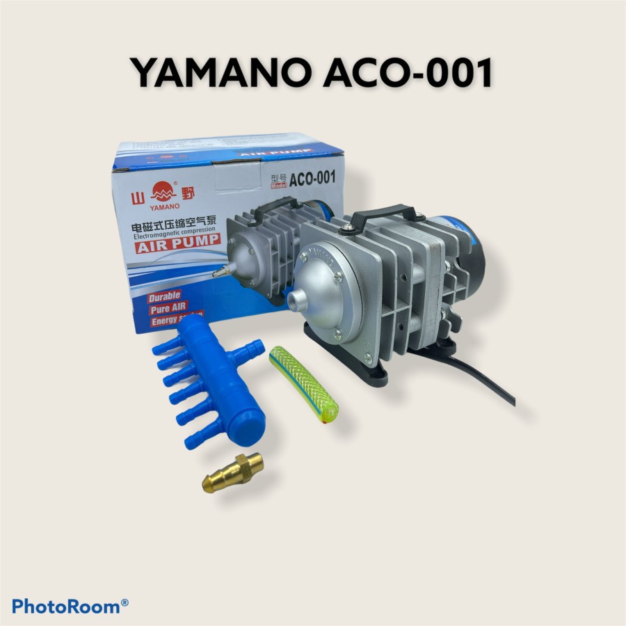 POMPA AERATOR KOLAM AQUARIUM YAMANO ACO 001 AERATOR 6 LUBANG