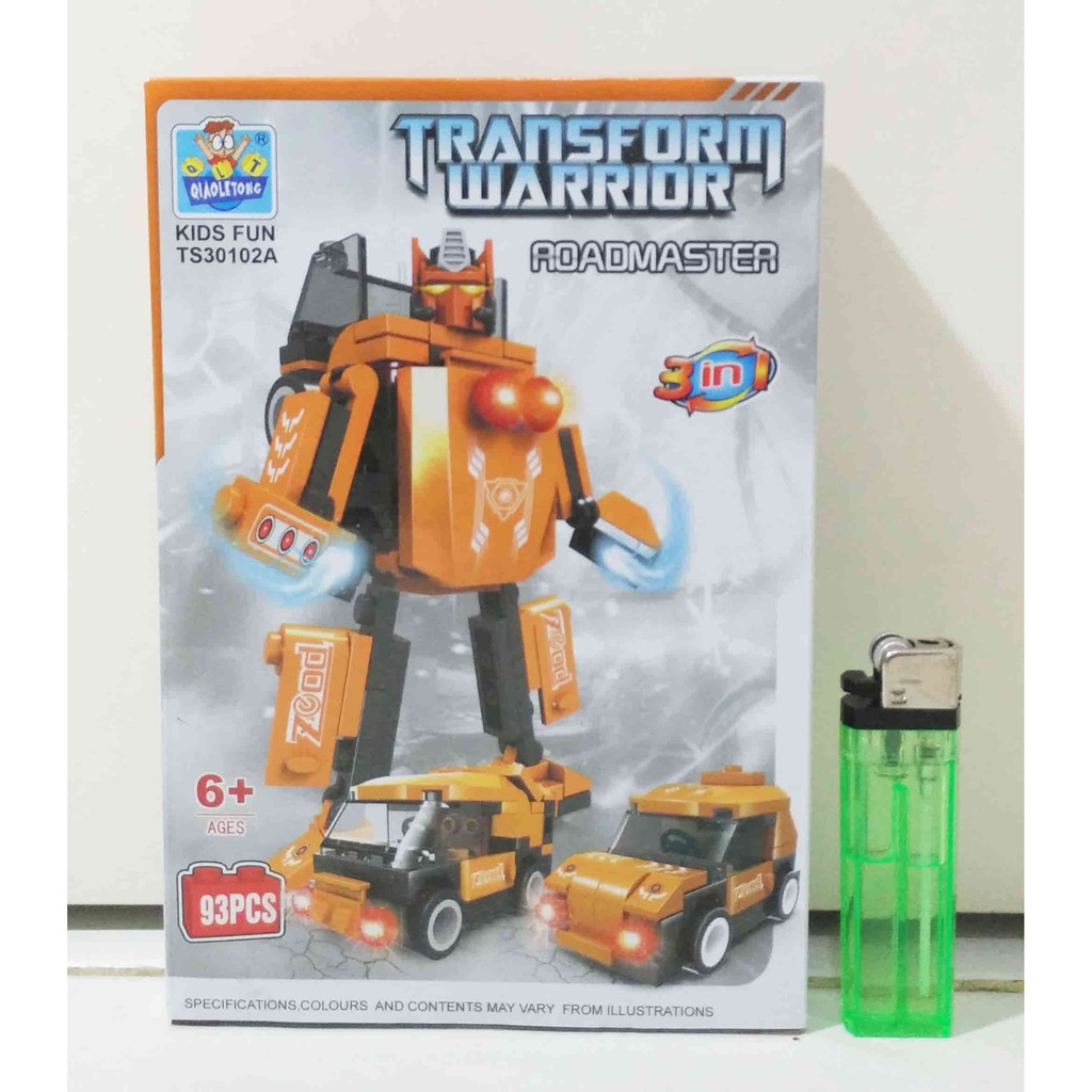 Mainan anak Lego Transformers Warrior Road Master 3in1 Bisa Jadi Robot/Mobil