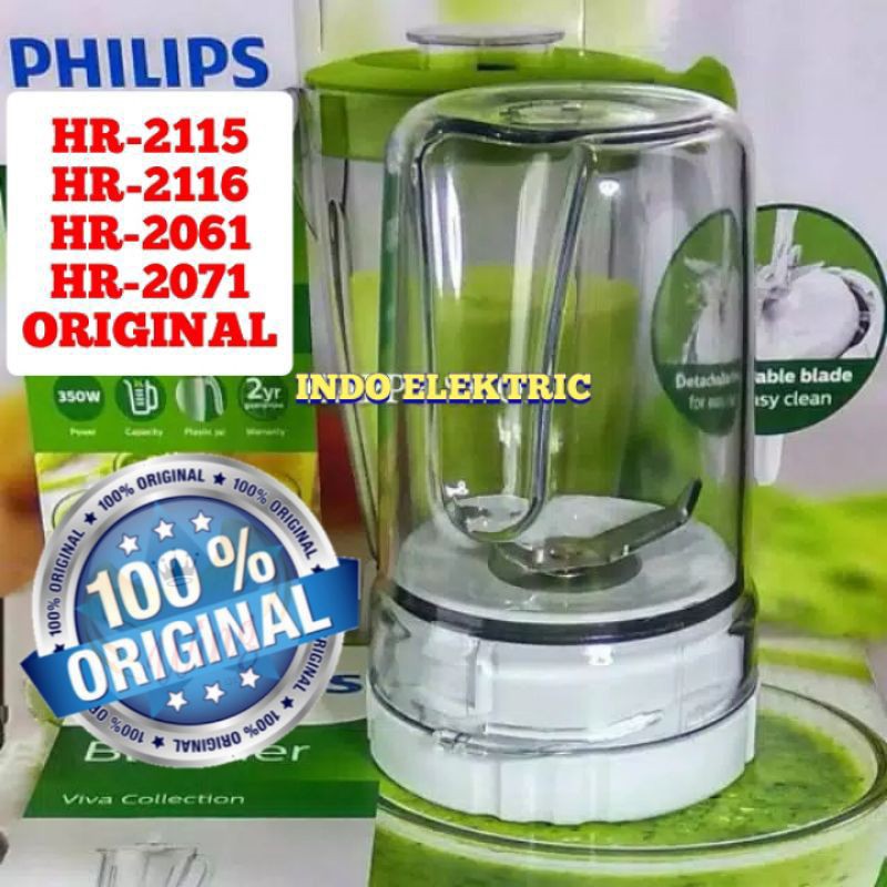 GELAS BUMBU BLENDER PHILIPS DRY MILL ORIGINAL TYPE HR-2115 HR-2116 HR-2061 HR-2071