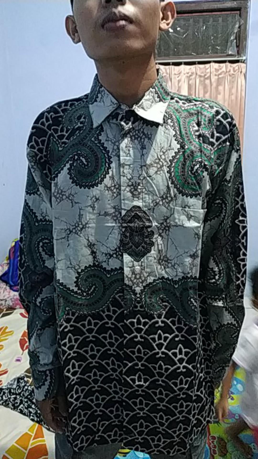 Baju Batik Pria Gus Azmi Syubbanul Muslimin Batik Katun Halus Hadroh Azzahir Santri Muslim,