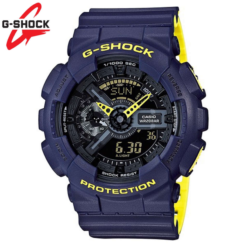 Casio Gshock Jam Tangan Pria GSHOCK GA110 FullSet Paperbag Water Resistant