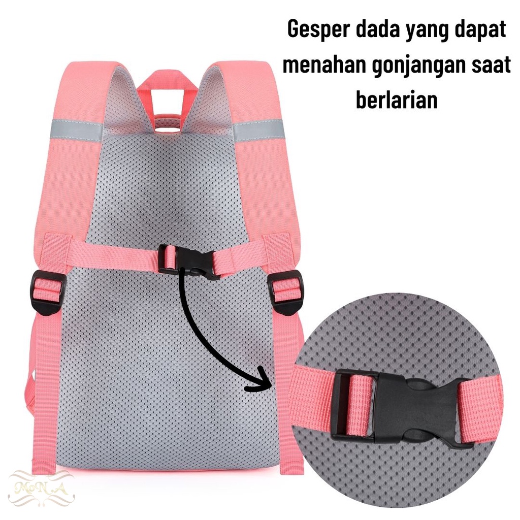 [MTOYS] Tas Ransel Anak Sekolah Keren Motif Pelangi Lucu Kualitas Import Premium -M0205