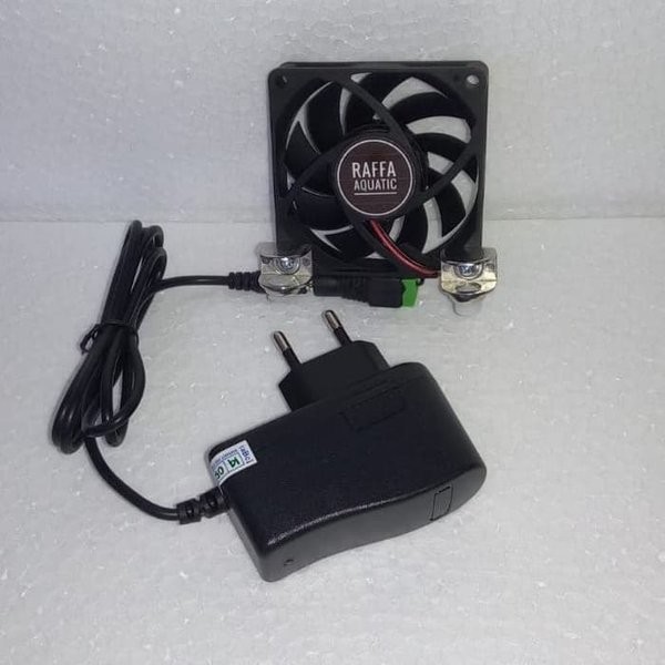 PI FAN01 Cooling 1 Fan Kipas Pendingin Aquarium Aquascape 8 x 8 cm