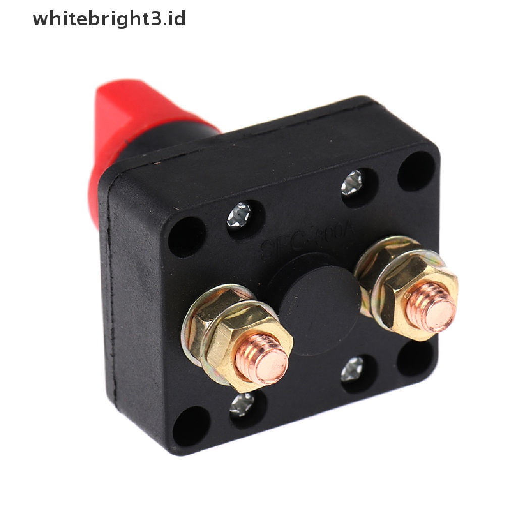 {whitebright3.id} 100A Battery Master Disconnect Rotary Cut Off Isolator Kill Switch Car Van  ,