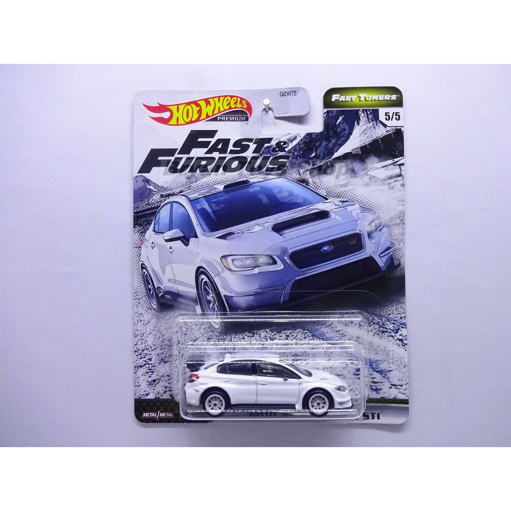 Hot Wheels FAST FURIOUS 2016 Subaru WRX STI Putih - Fast Tuners