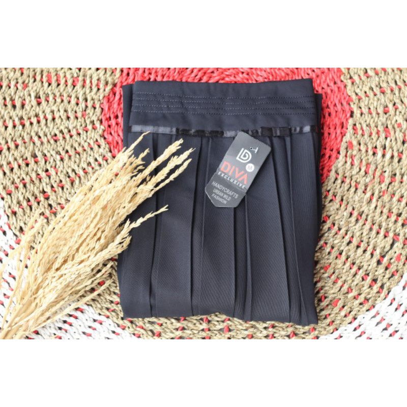 ROK KANTOR PLISKET BISA COD-Hitam