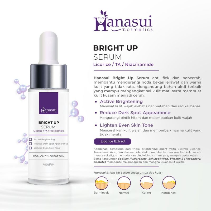 HANASUI SERUM/RICH NUTRITION/PROPOLIS/BRIGHT UP