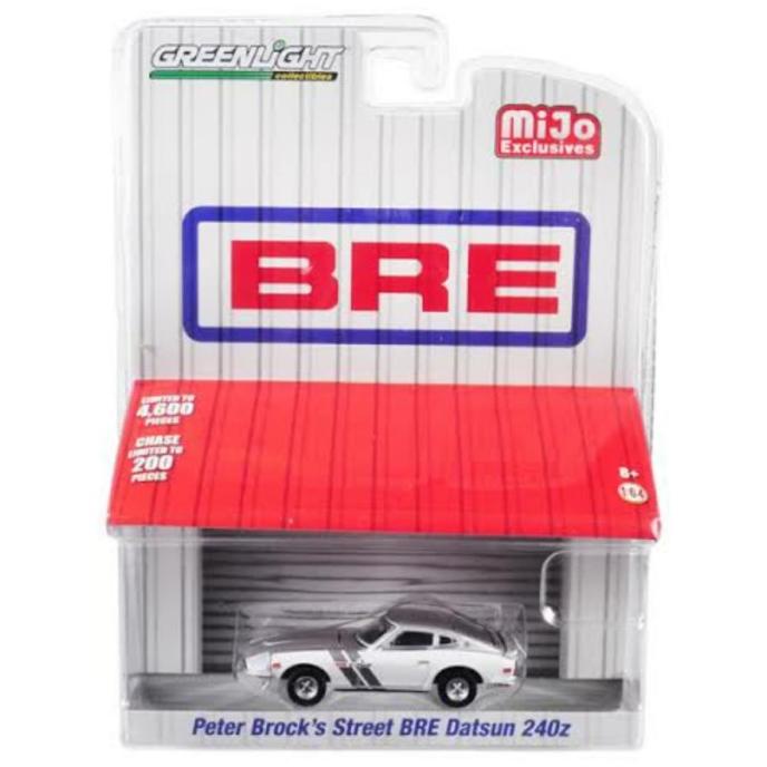 Peter Brock's DATSUN 240Z BRE EDITION Greenlight 1/64 MIJO Diecast
