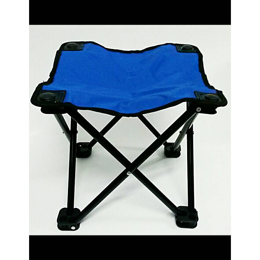 KURSI LIPAT PORTABLE POCKET CHAIR CAMPING 4 KAKI Mini Kecil untuk Memancing Camping