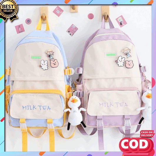 Tas Sekolah Anak Cewek Tas Ngaji Set Paket Lengkap Hadiah Kado Special Ulang Tahun Tas Ultah Anak Pe