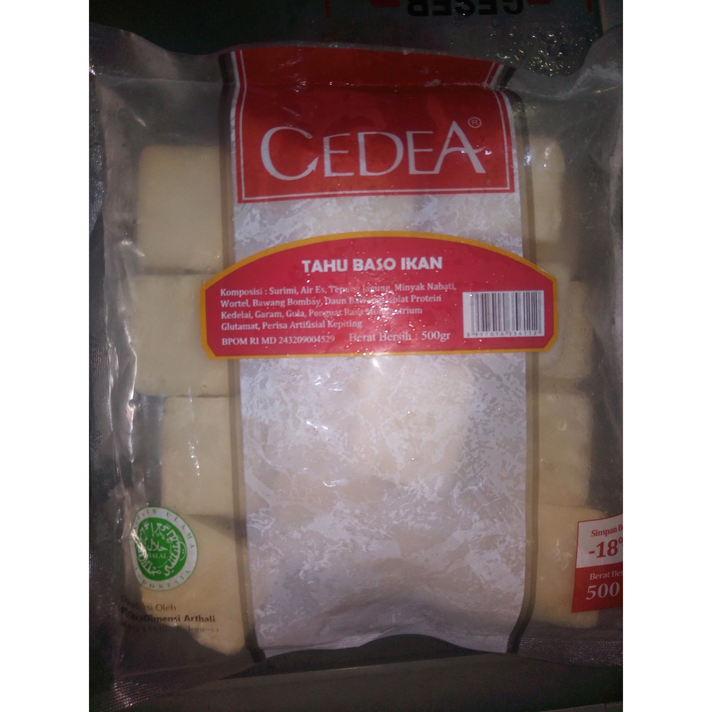 

Cedea Tahu Baso Ikan 500 gram