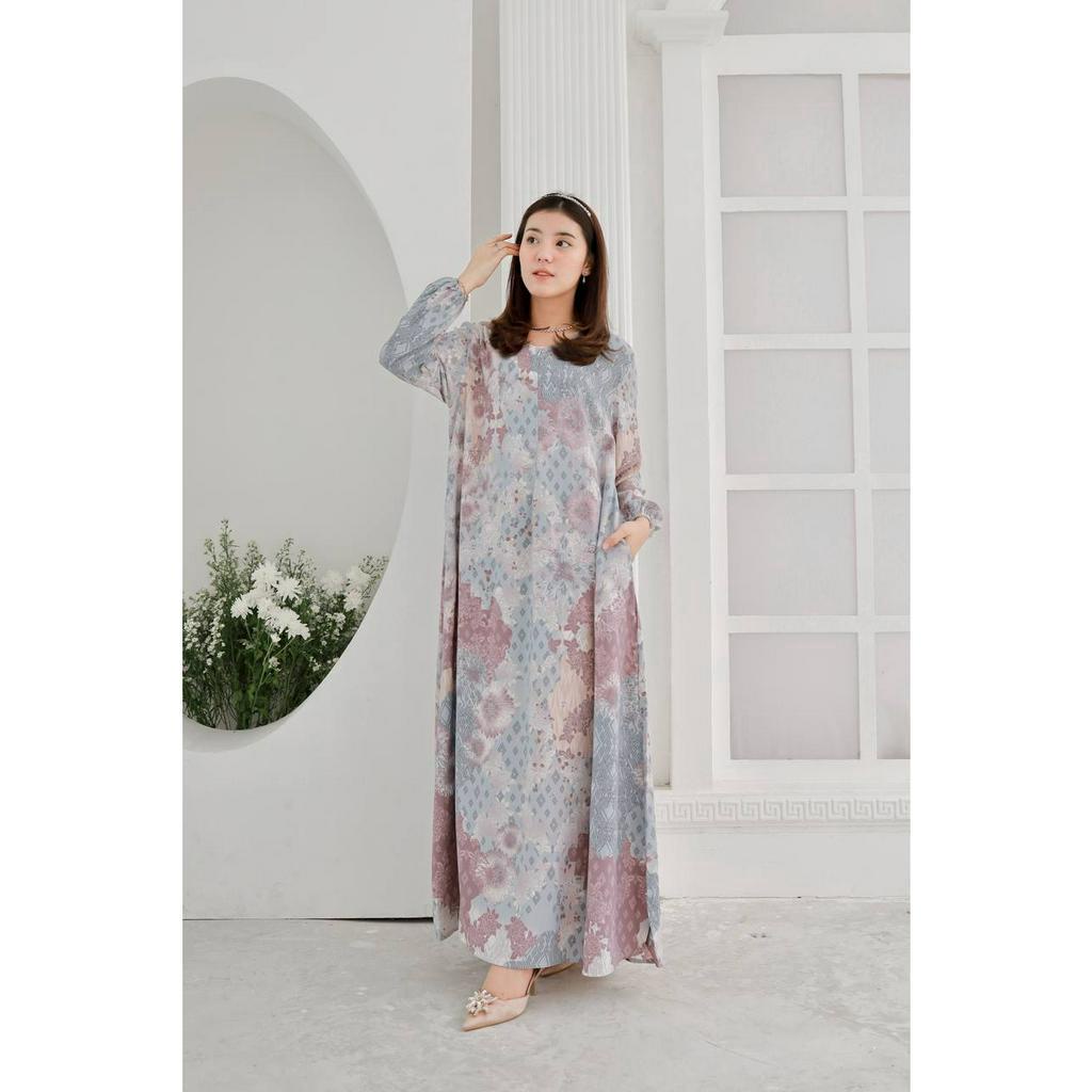 Artemis Fashion~ NAMIRA MAXI / ZANETA KAFTAN / CASELA MAXI DRESS  dress motif bunga, Korean Maxi Dress