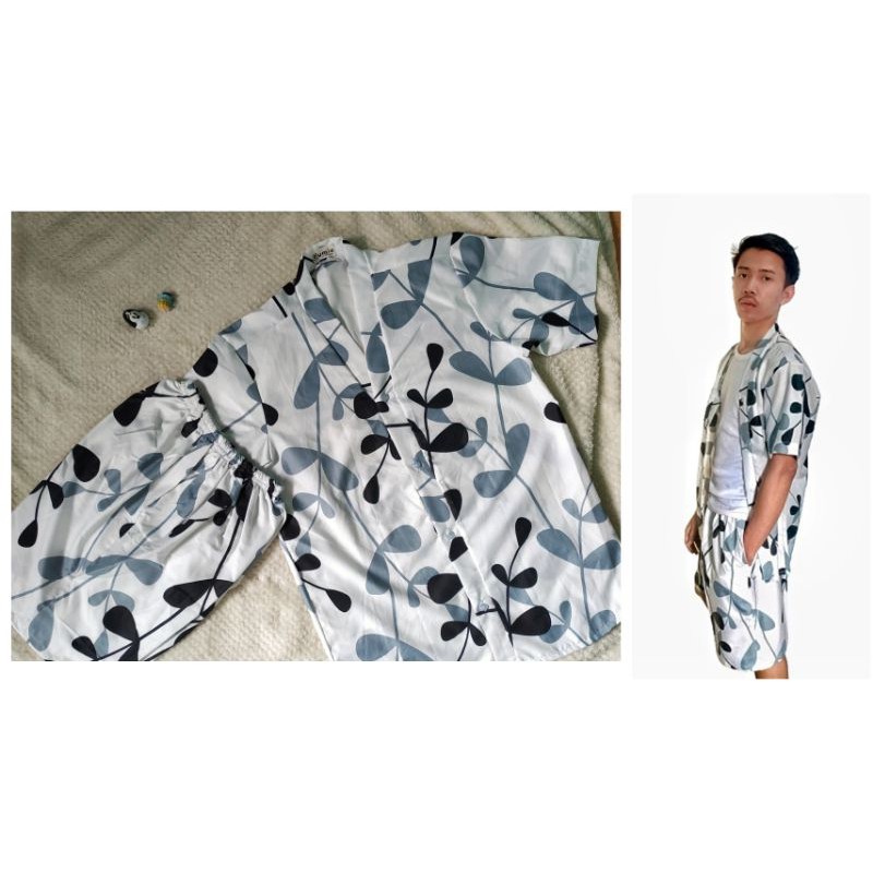 Stelan Baju Tidur Pria/Kimono/Baju Pantai/Piyama