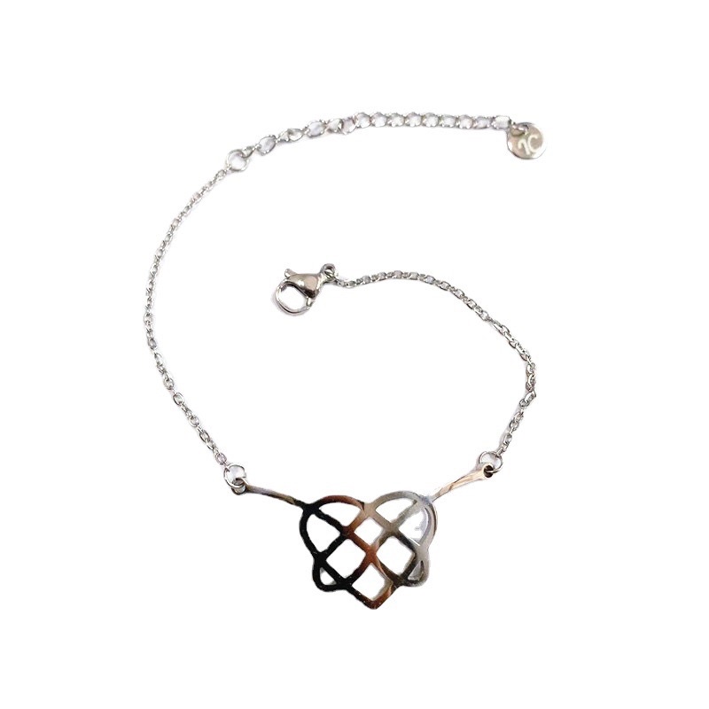 Gelang tangan love batik titanium korea anti karat