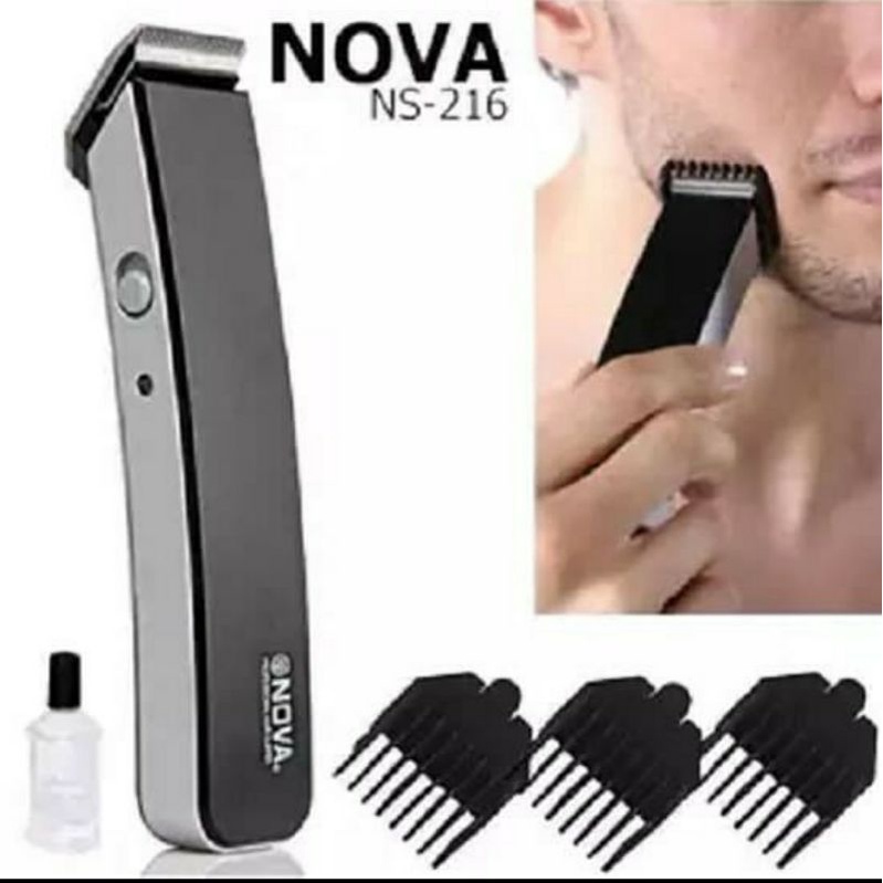 Hair Clipper & Beard Trimmer Nova NS216 / Alat Cukur Rambut Nova NS-216