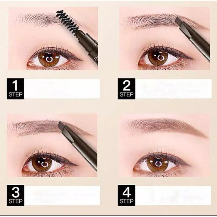 PENSIL ALIS WATERPROOF KEPALA GANDA / DRAWING EYEBROW