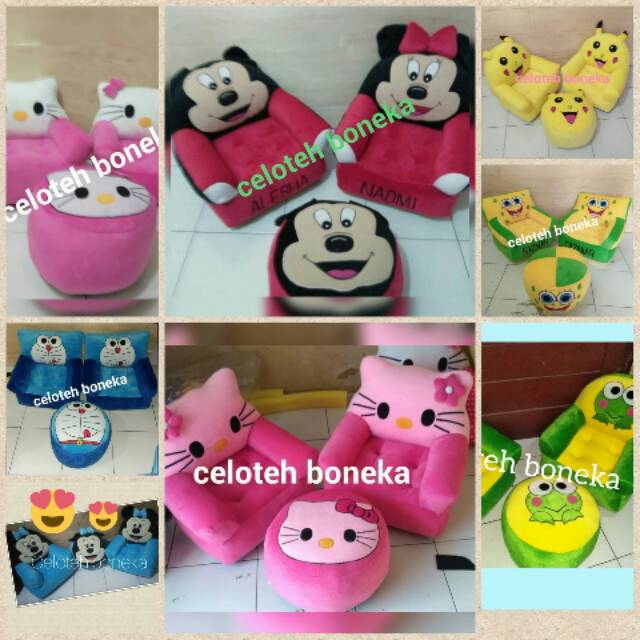 Sofa anak / sofa karakter / sofa boneka / sofa set anak / sofa anak set / sofa set / sofa custom