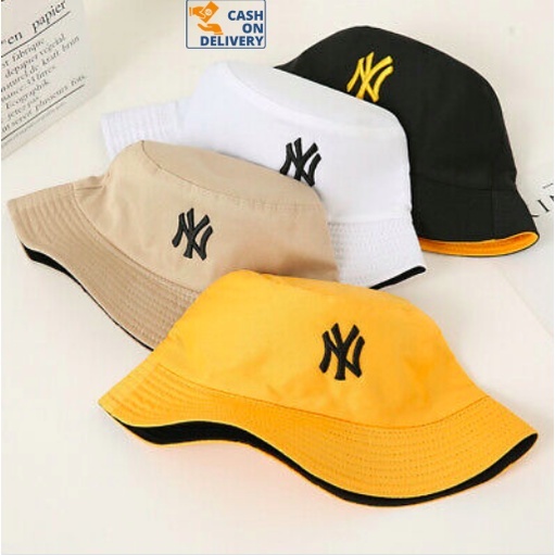 Bucket Hat New York / NY Laki Perempuan Remaja Dewasa Bordir Kualitas Premium