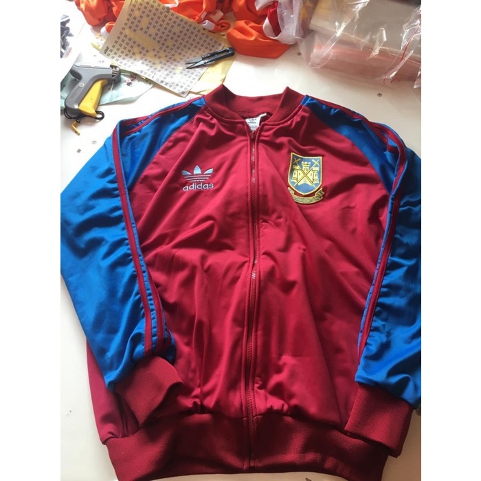 Jersey Retro Jaket Westham 1980