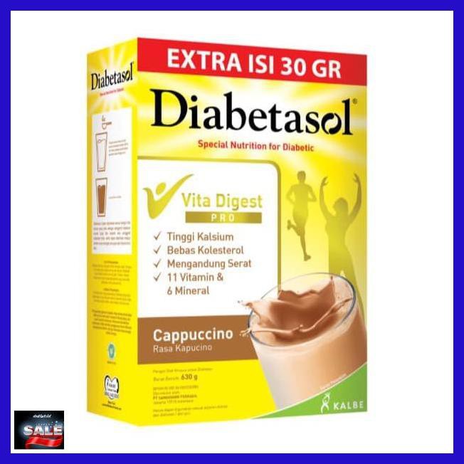 

SETEBAID- SUSU DIABETASOL VANILA/COKLAT 630G - COKLAT -ASLIII.