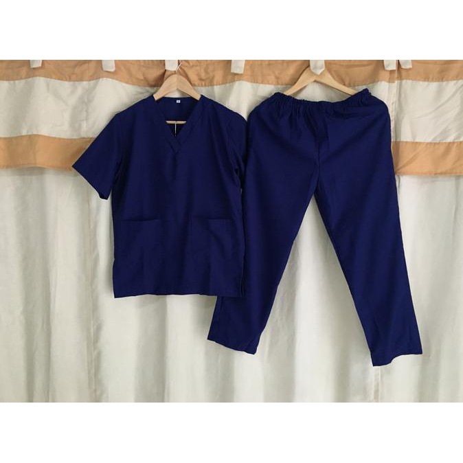 FLASH SALE Baju OK / Baju Jaga / Baju Scrub / Baju OKA / Celana Kain - L, Celana saja