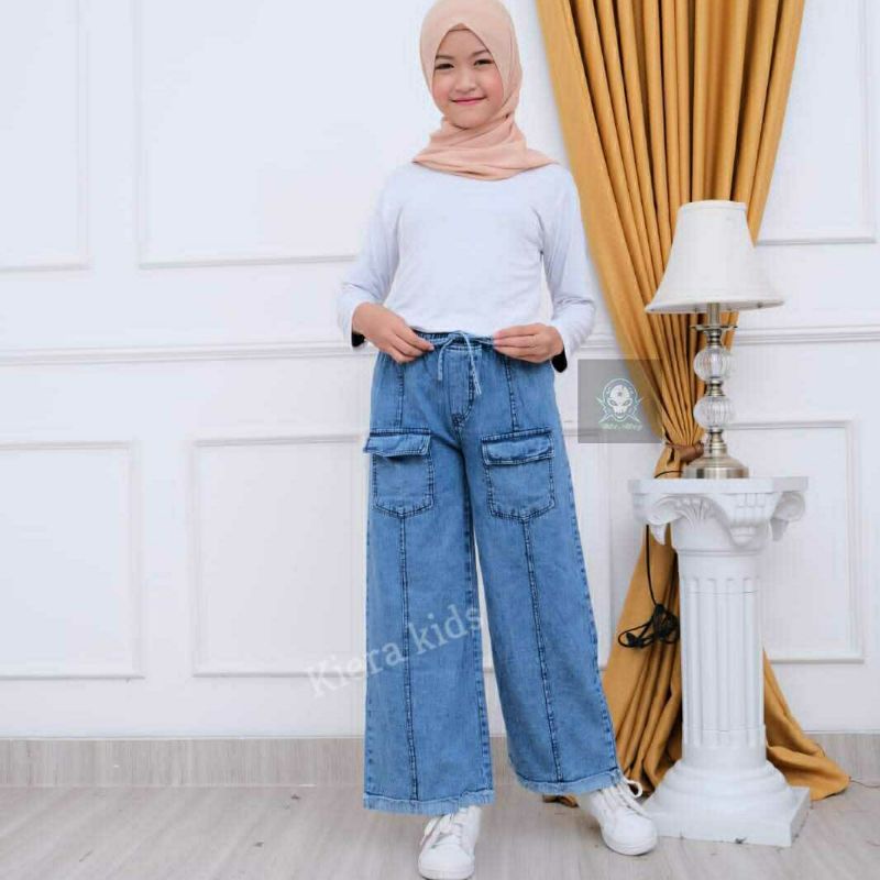 Celana Kulot Anak Perempuan Usia 6-13 Thn / Celana Panjang Anak Kantong Depan/CELANA KULOT JEANS ANAK MODEL KANTONG TERBARU / CELANA KULOT PANJANG USIA 6,7,8,9,10,11,12 TAHUN Kulot Boyfreen Kekinian Terbaru// BAWAHAN KULOT JEANS PANJANG UNTUK USIA 6-13
