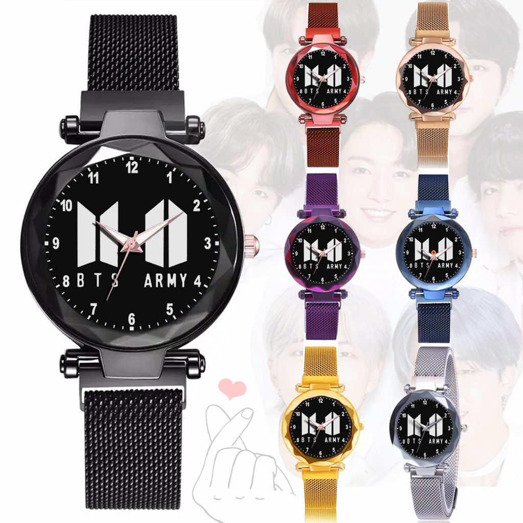 Jam Tangan Wanita Custom BTS - BTS ARMY - Bangtan Boys Exclusive 6