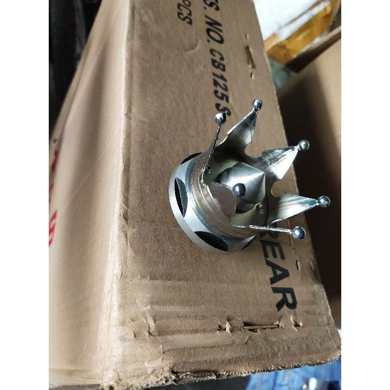 Tutup Tangki Bensin CB-100 CB100 Win Fuel Tank Chrome Bukan Original Honda