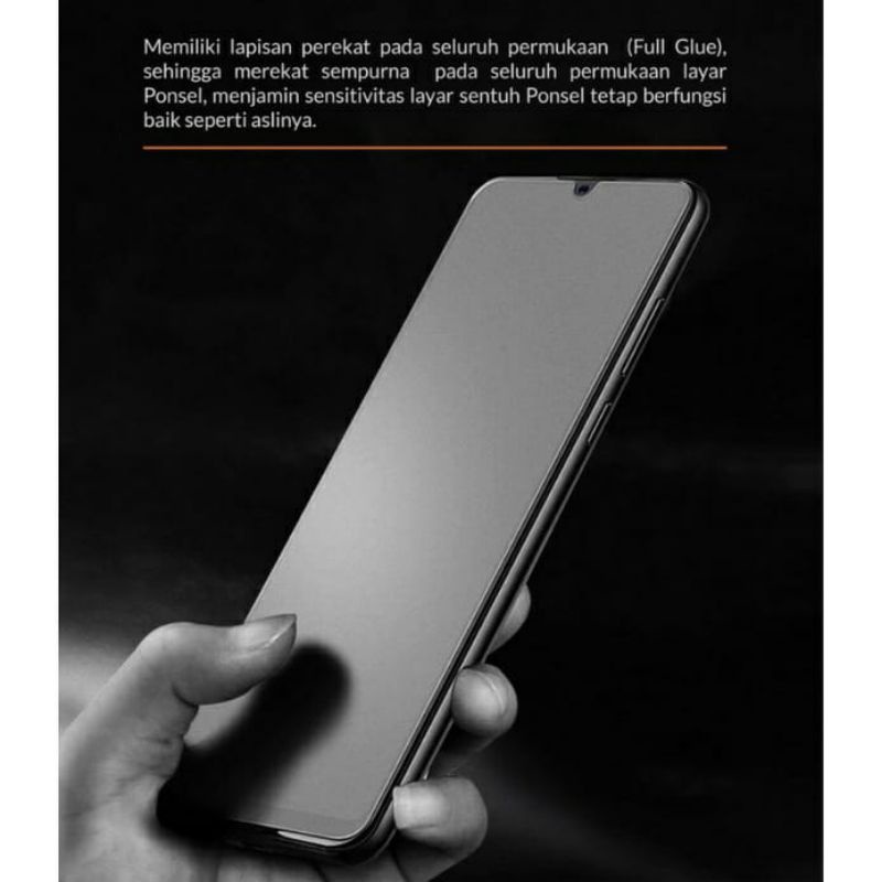 AG MATTE GLASS / ANTI MINYAK TEMPERED GLASS XIAOMI XiaomY REDMI note 8/note 7/note7 pro full cover