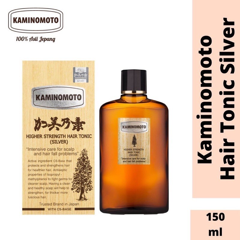 KAMINOMOTO SILVER HAIR TONIC 150ML - TONIC KAMINOMOTO SILVER ORIGINAL