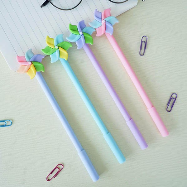 

RAINBOW WINDMILL PEN/Pulpen impor Lucu