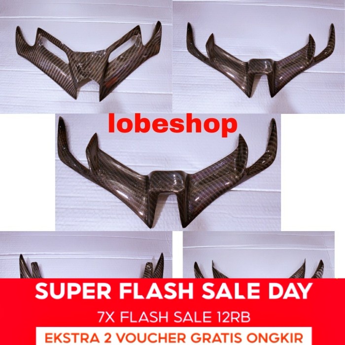 winglet carbon vario 125 led, vario 150,r15 new,ninja 250 fi,cbr150r One SS