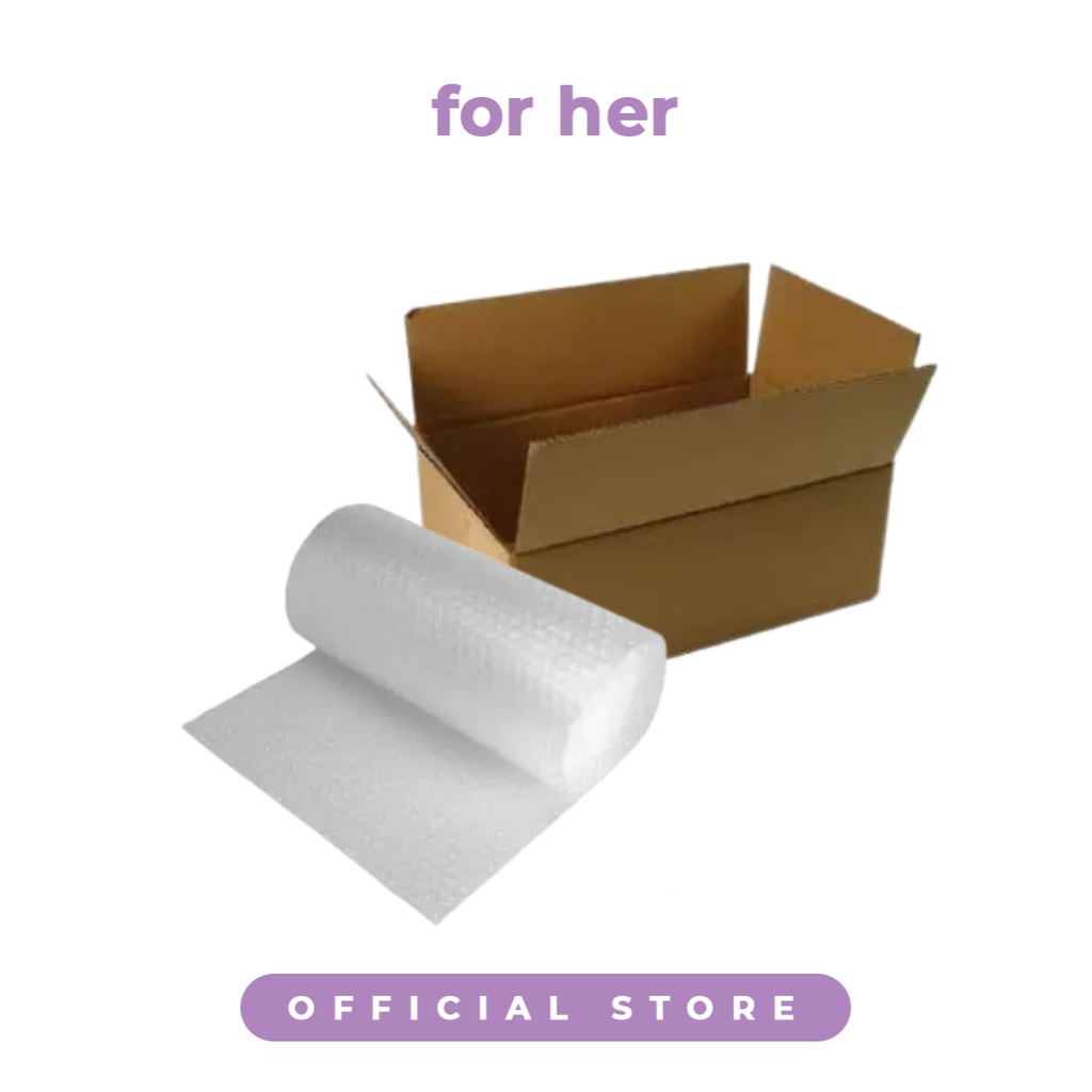 

PACKING TAMBAHAN - BUBBLE WRAP + BOX FOR HER
