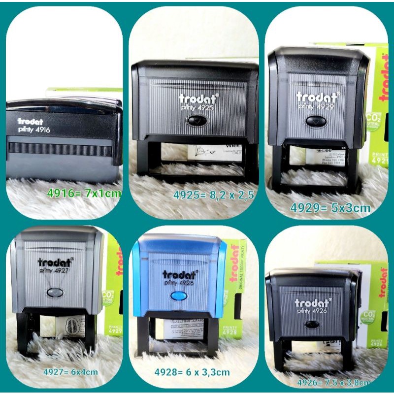 

Stempel Trodat Persegi Panjang: 4916/4925/4926/4927/4928/4929