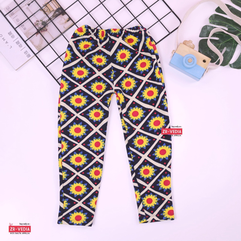 Legging Caramel uk Bayi - 7 Tahun / Leging Bahan Premium Anak Perempuan Celana Panjang Lejing Laging Ketat Motif