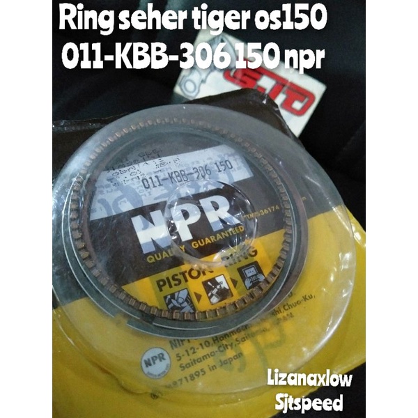 ring seher tiger kbb os 150 ring piston tiger npr npp