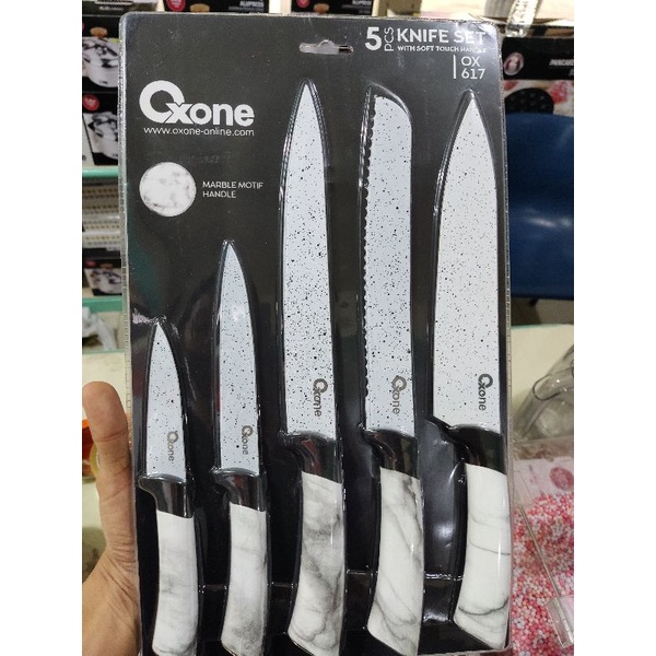 

OXONE KNIFE SET/ PISAU SET MARBLE 5 PCS OX-617