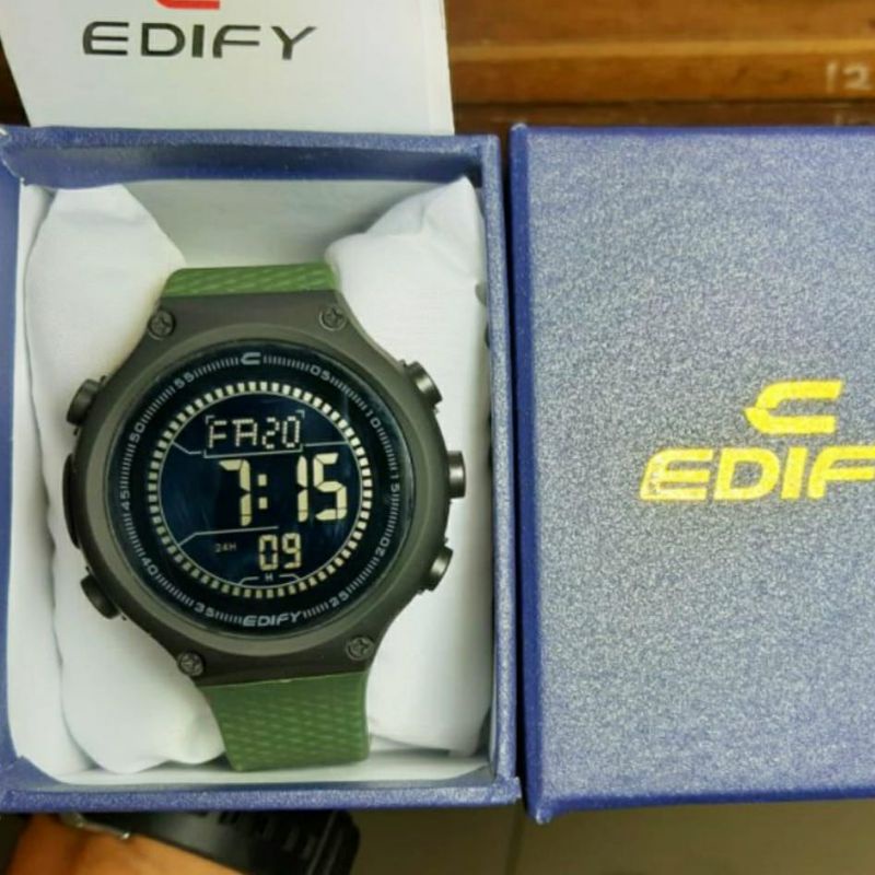 Jam Tangan Edify Untuk Berenang Stylish Sport Jam Tangan Pria Terlaris Jam Tangan Anti Air Bisa COD