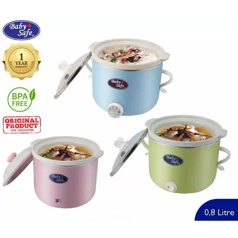 Panci Listrik Include Timer Slow Cooker Babysafe Lb 007 008 009 / Slow Cooker MPASI Bayi / Penanak B
