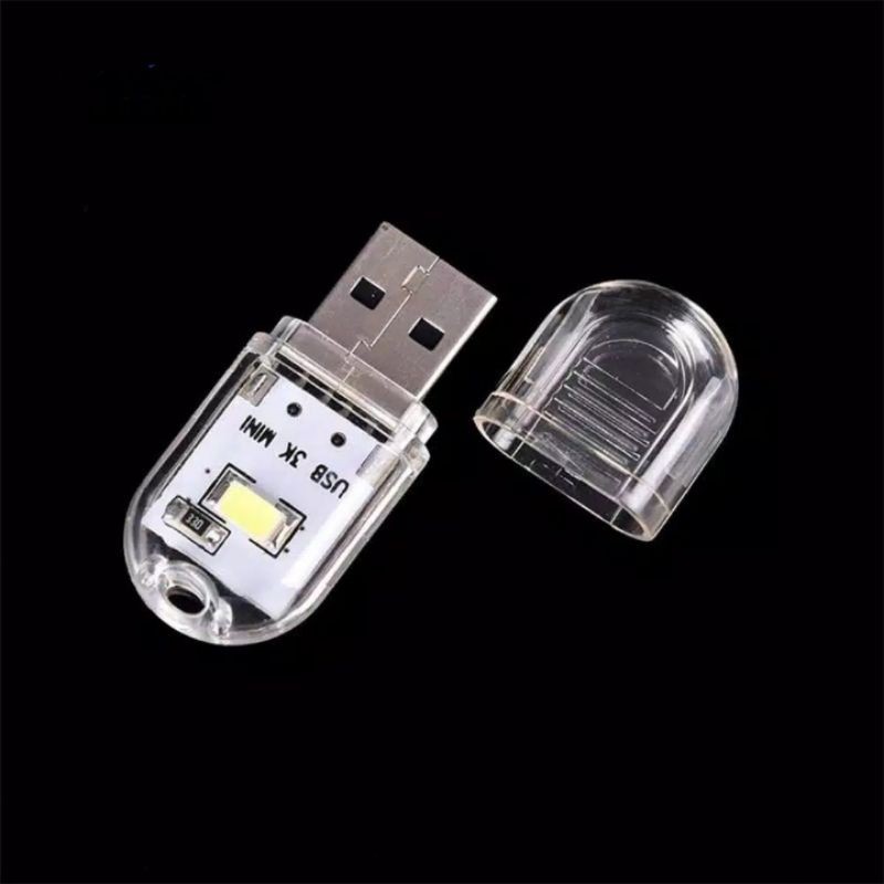 Mini led usb 2 mata led lampu tidur lampu darurat lampu camping