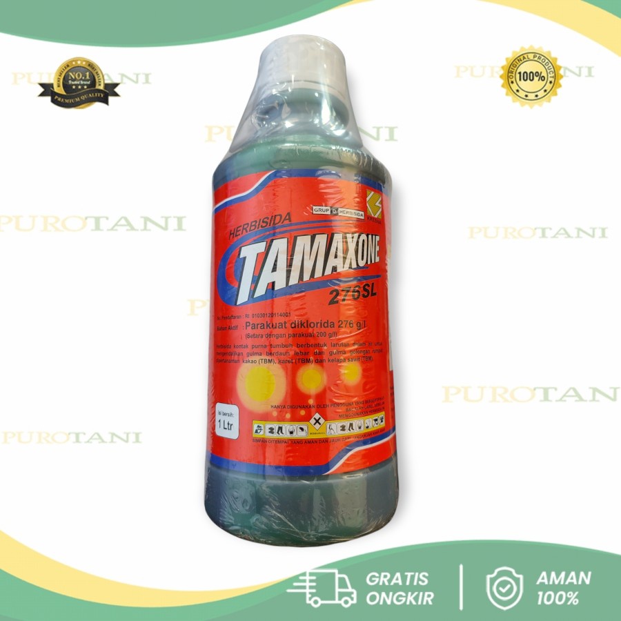 Pembasmi rumput liar 1 Liter Tamaxone 276SL Sekelas Gramoxone 276 SL