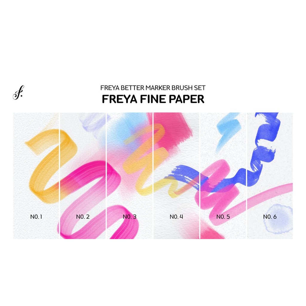 Procreate Brush - Freya Marker Brushes for Procreate