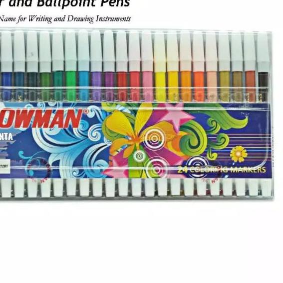

☜ Spidol Snowman 24 Warna ➢