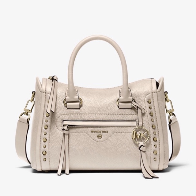 michael kors carine mk light sand studded small