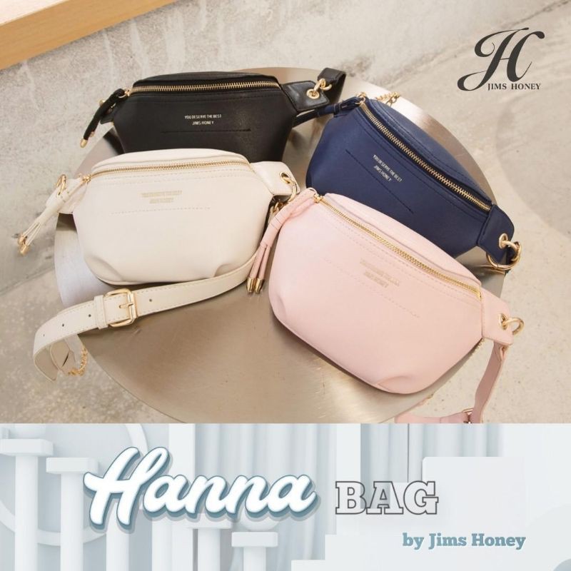 Promo 7.7 Sale Shopee - Hana Waistbag JimsHoney Disc 50%  Tas Pinggang Wanita Impor - Tas Gowes