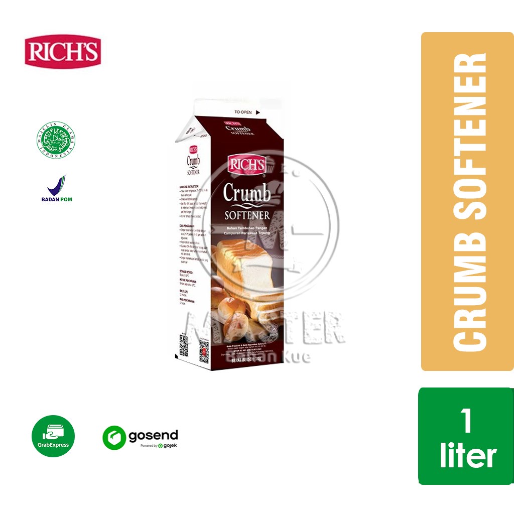 

Richs Crumb Softener / Krim Pelembut Roti [1 Liter] KHUSUS INSTANT