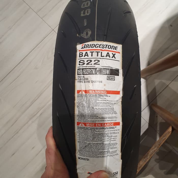 Ban Battlax S22 160-60 17 Ban Battlax Bridgestone 160-60 17