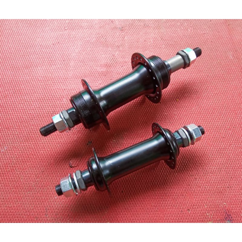 Sepasang Hub Freehub Tempat As Roda Sepeda 36 Hole Nap 36H Hub Sepeda Touring Roadbike MTB Fixi BMX