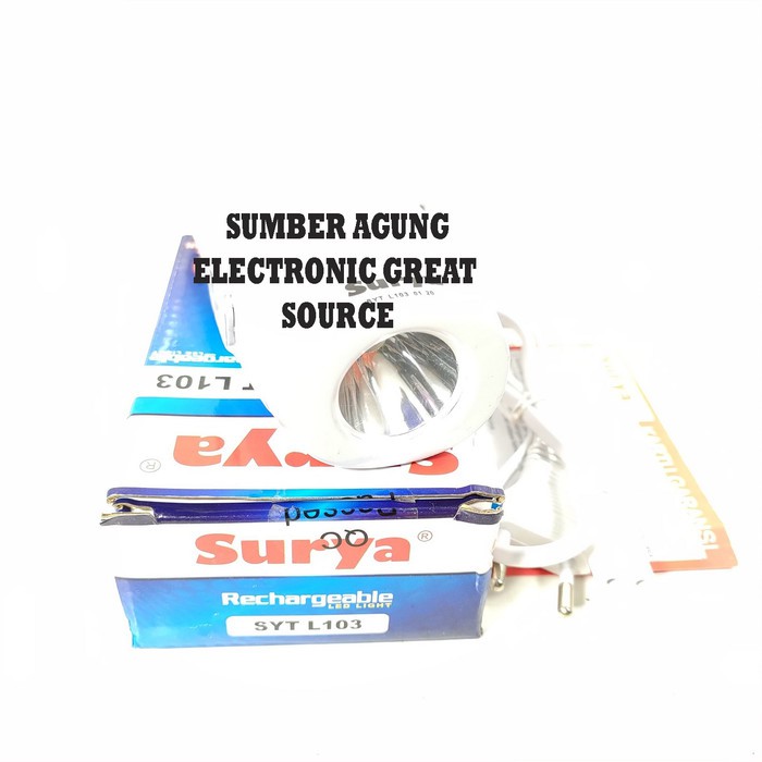 Surya SYT L103 Emergency Senter Kecil Ramping 20SMD Tahan 5Jam Pengera