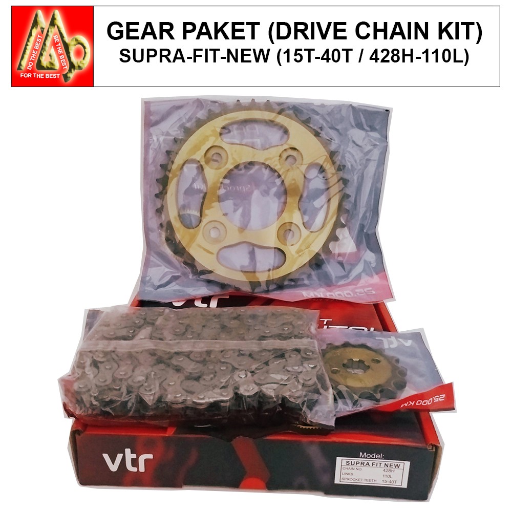 Supra-Fit-New (40T) / Gear Paket (Drive Chain Kit) / VTR